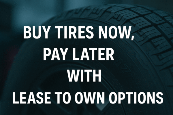 Buy Tires Now, Pay Later with Lease-to-Own Options